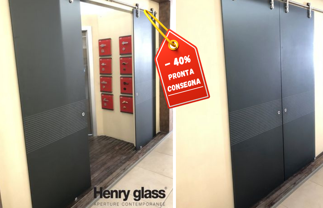 Porta scorrevole Vision – HENRY GLASS