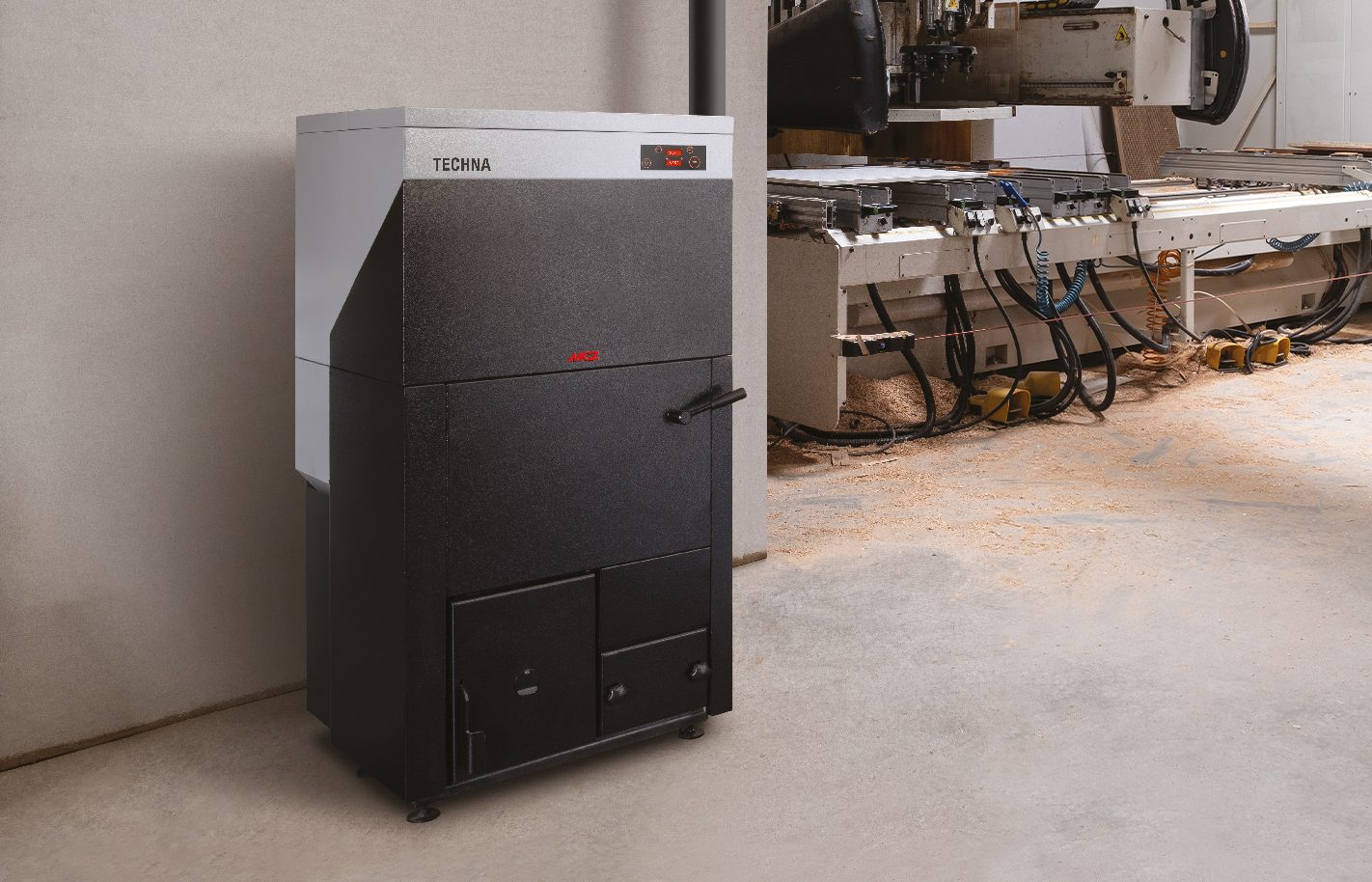 Caldaia a pellet Techna Smartclean 21kW MCZ